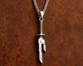 Toji Fushiguro Spear Necklace – Jujutsu Kaisen Sword Pendant, Anime Cosplay Jewelry