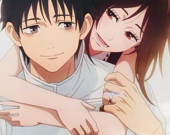 Yuta Okkotsu Ring, Sky Blue Moissanite, Jujutsu Kaisen Anime Band, Silver Tone