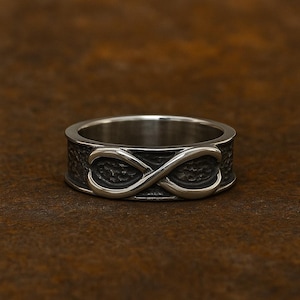 Goku Black Infinity Ring: Anime Cosplay Jewelry, Polished Brass Band