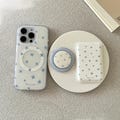 Blue Floral iPhone Case with Magnetic Grip and Card Holder (iPhone 17/16/15) product logo