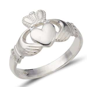 Herren Sterling Silber Claddagh
