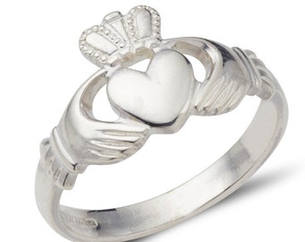 Gents Sterling Silver Claddagh