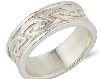 Contemporary Tails Ring in Sterling Silver