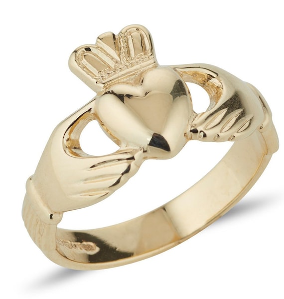 Claddagh Ring 9ct Gold Mens and Ladies