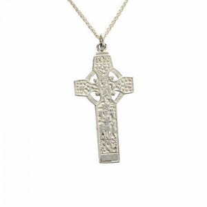 Durrow Celtic Cross in Sterling Silver