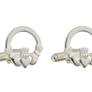 Sterling Silver Claddagh Cuff-Links