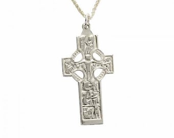 Duleek Celtic Cross in Sterling Silver