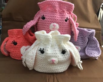 Child’s Flop Ear Bunny Bag / Purse - Choice of Color