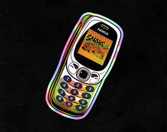 Nokia 3310 Retro Phone Sticker – Y2K Stickers & 2000s Nostalgia