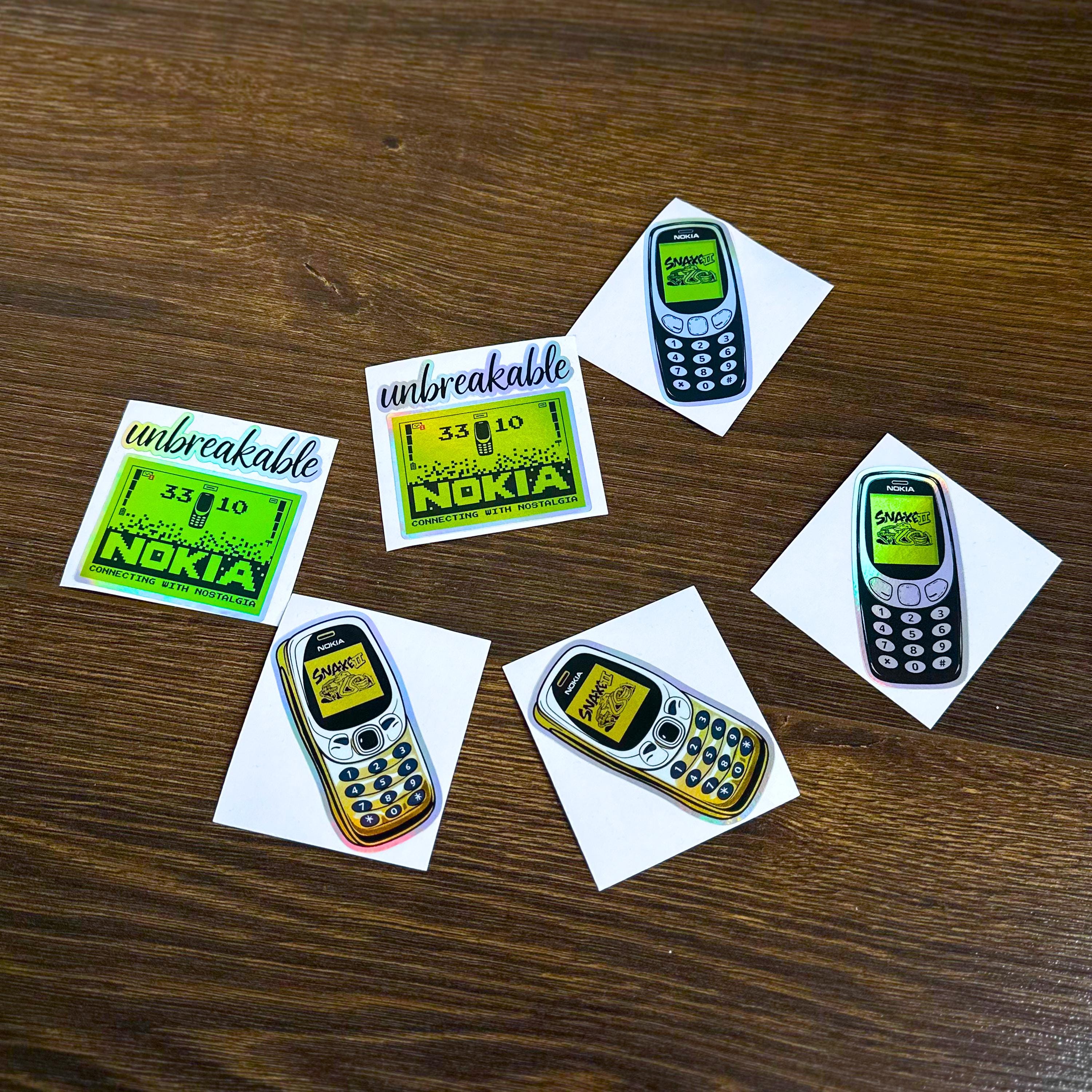 Adesivo per telefono retrò Nokia 3310 - Adesivi Y2K e nostalgia anni 2000