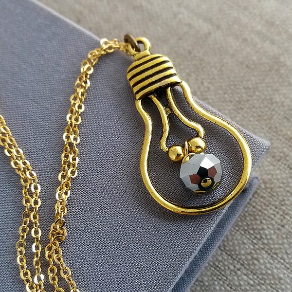 Light Bulb Jewelry Etsy