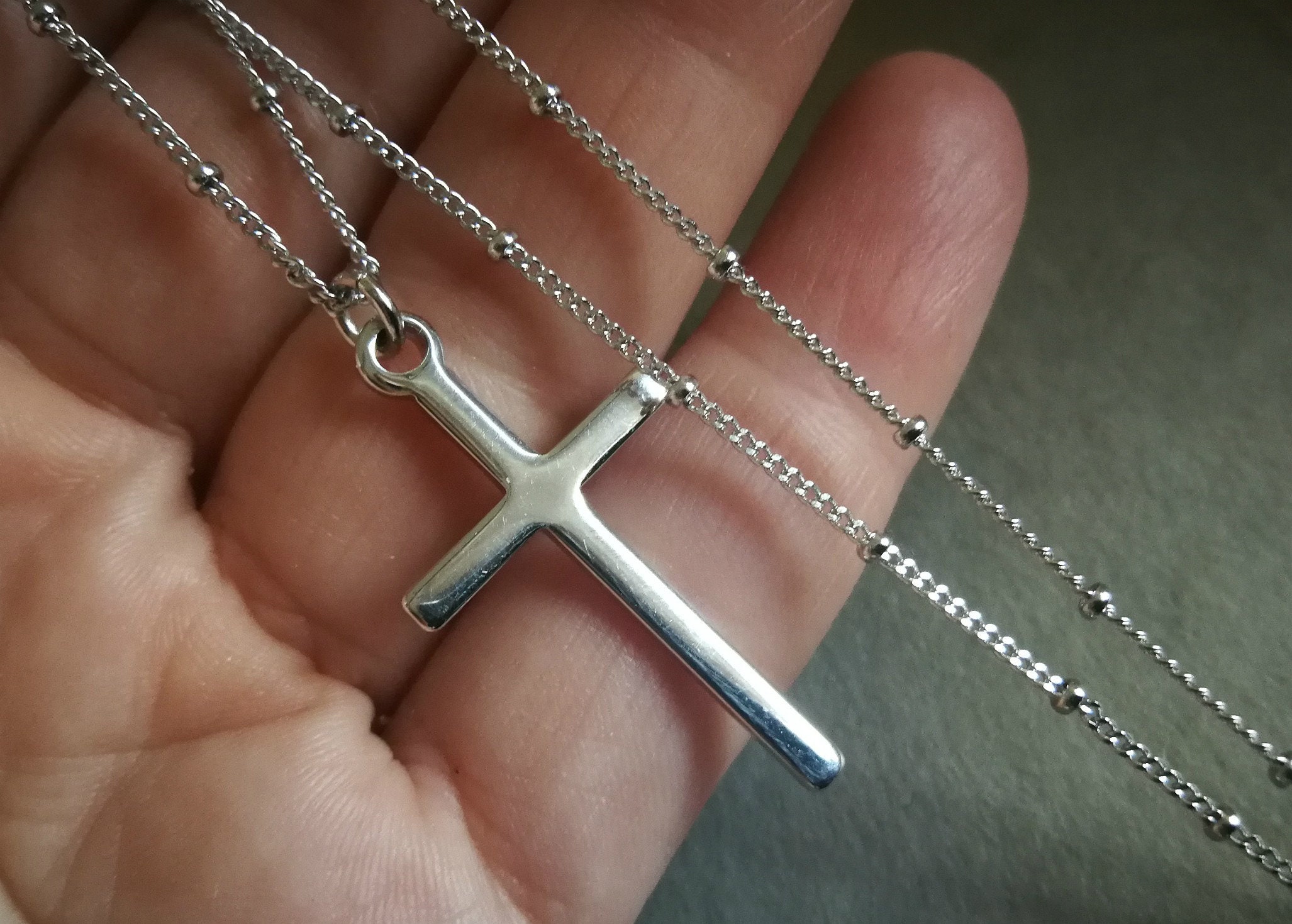 Concave 2024 cross pendant