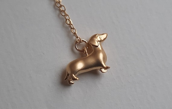 Sausage dog necklace sale