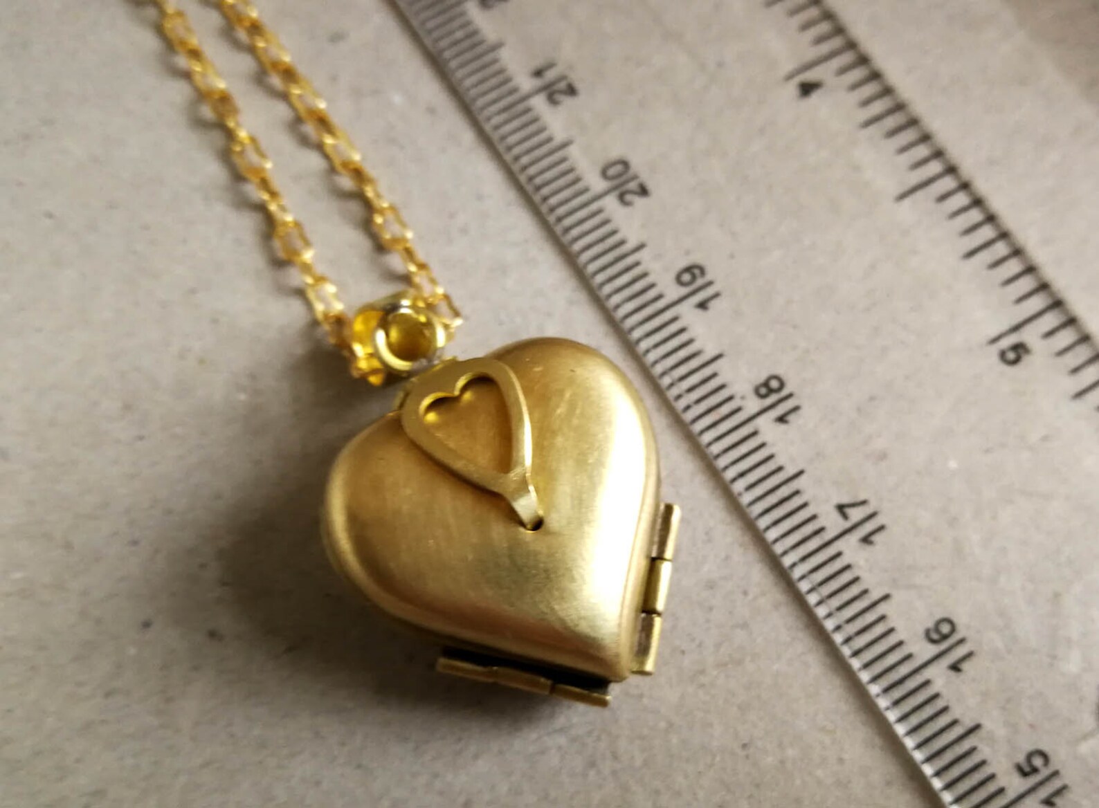 Family Heart Locket. Clover Locket. Gold Heart Locket. Etsy