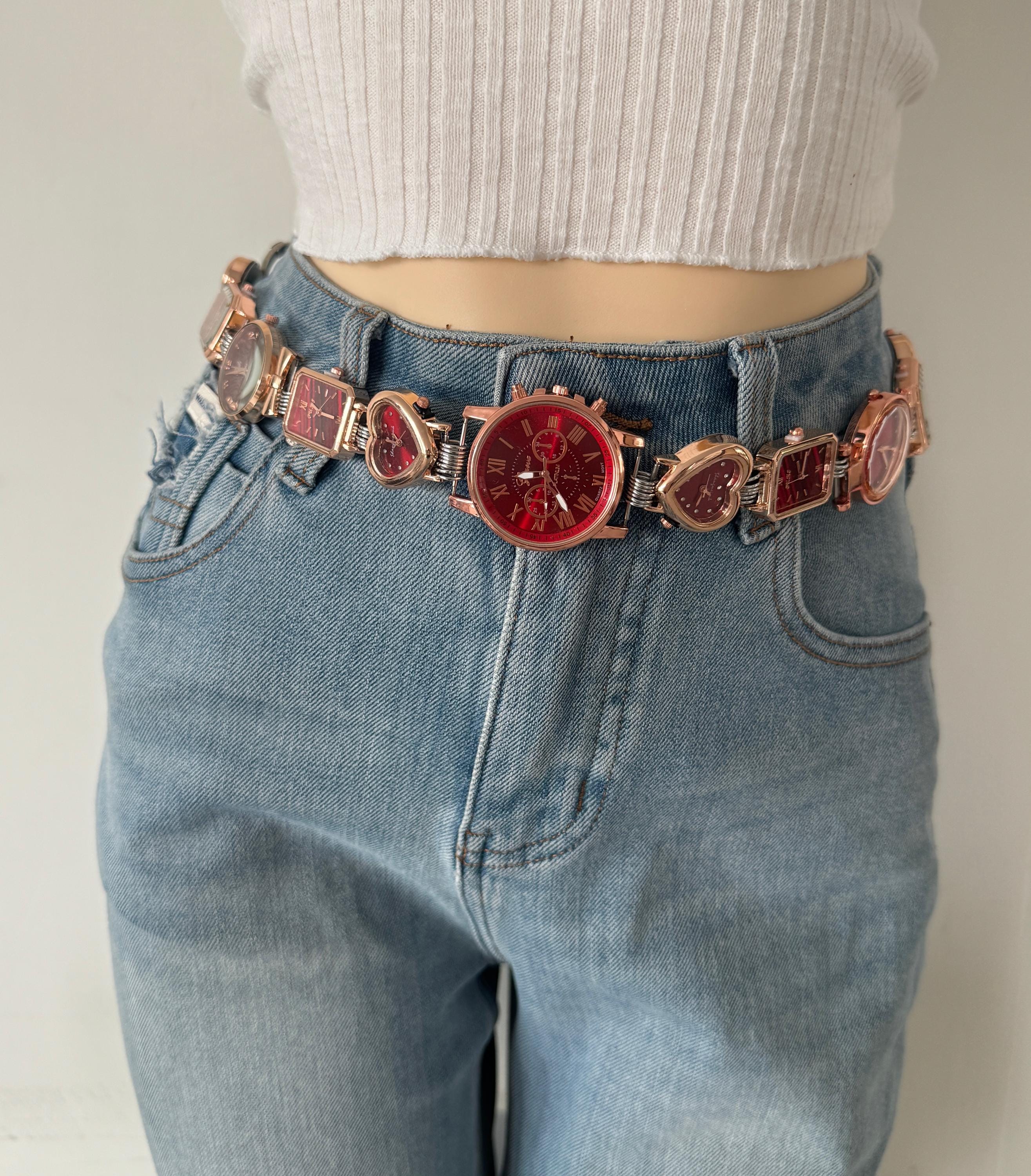 Astor Germany Pink Wide Belt Vintage Y2K Coquette Barbiecore Kawaii Pink Y2k Star Belt for Women Jeans Buckle Adjustable  main image 2
