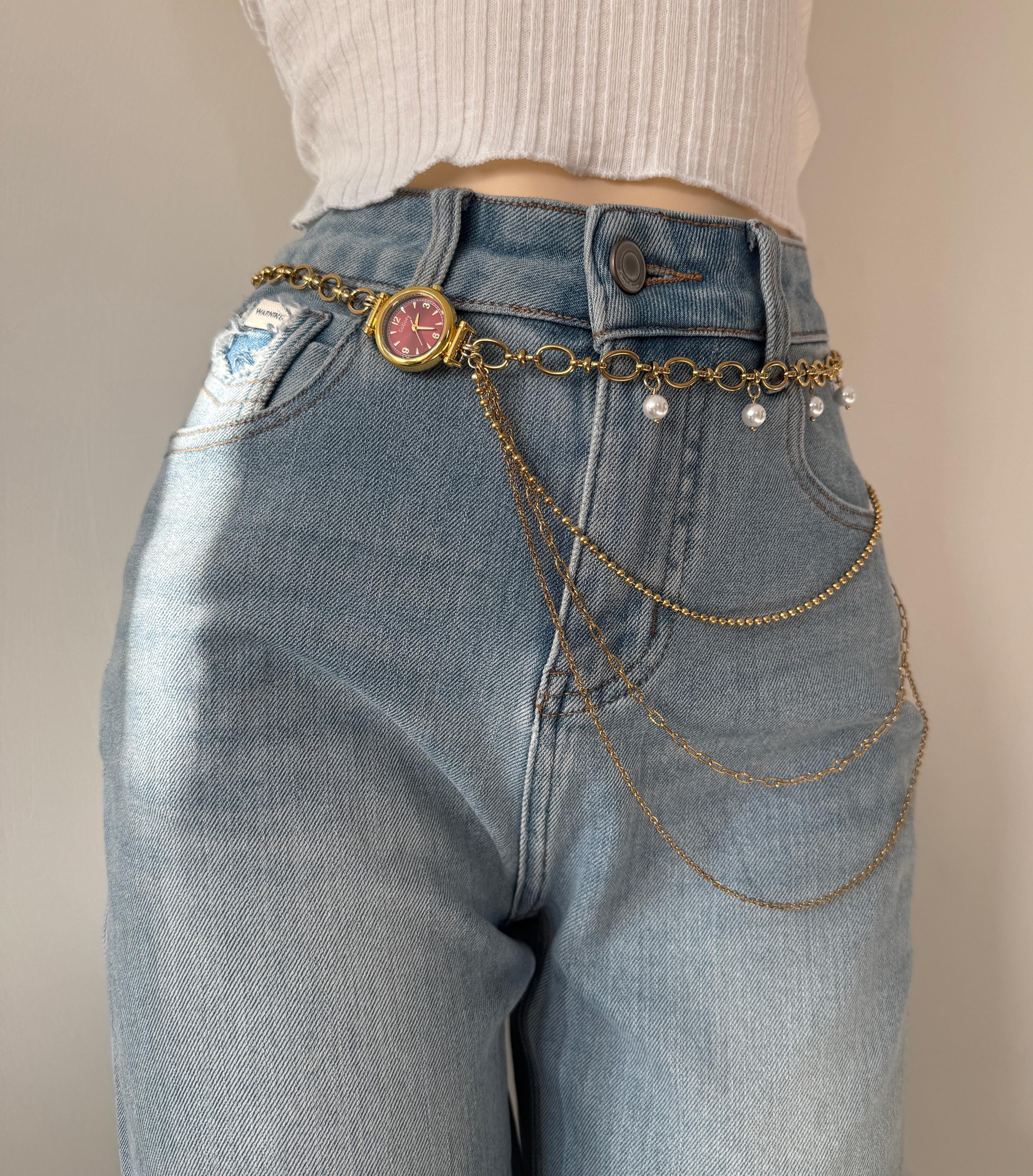 Pearl Statement Belt - Etsy
