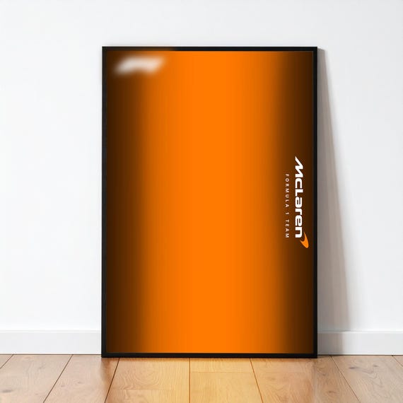 McLaren F1 Poster | Technic 42141 compatible | F1 Digital Print | 1:8 Scale | Formula 1 Digital Artwork for Wall Poster | Instant Download