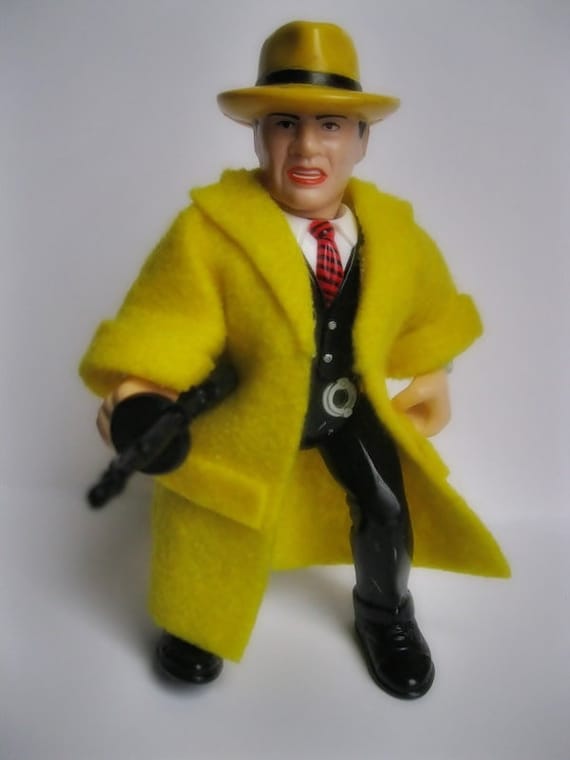 Custom Playmates Dick Tracy JACKET TRENCH COAT ONLY no figure