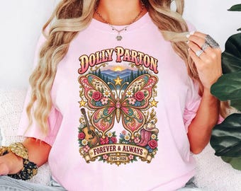 Dolly Parton Shirt, Comfort Colors Dolly Parton Tribute Tee, Country Music Shirt, Dolly Fan Gift, Country Legend Shirt, Nashville Inspired
