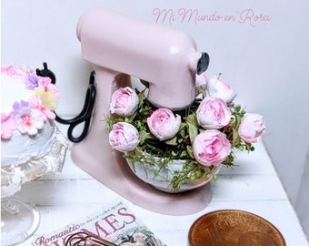 Mixer full of roses 12thscale, dollhouses