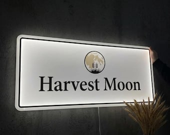 Custom LED Acrylic Neon Sign | 3D Business Logo Light for Office, Salon