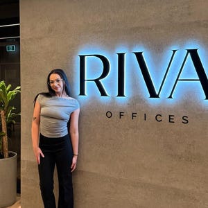 Custom 3D Metal Backlit Business Logo Sign, Storefront Branded Signage