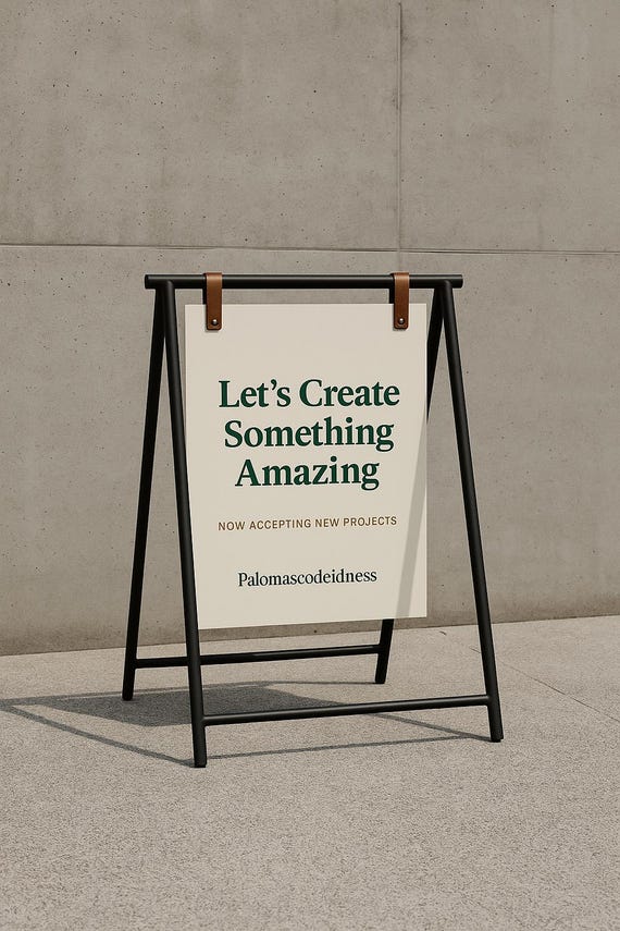 Custom A-Frame Sidewalk Sign | Double-Sided Outdoor Display