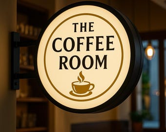 Customizable LED Lightbox | Personalized Illuminated Message Board | Home, Shop, Café & Led Blade Sign