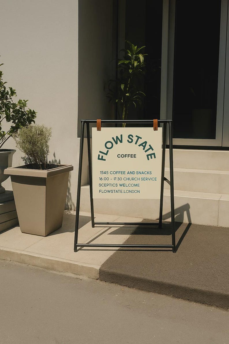 Custom Aframe Outdoor Sidewalk Signs, Sandwich Signage, Swinging — free download