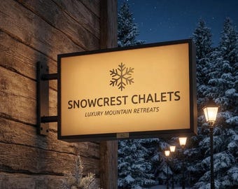 LED Lightbox Sign, Outdoor Storefront Sign, Double Sided Sign, Illuminated Business Signage, Advertising Logo Signage,