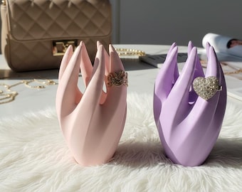 3D Gedruckter Ringhalter, Schmuck Ring - Organizer, Schmuckhalter, Schmuckständer