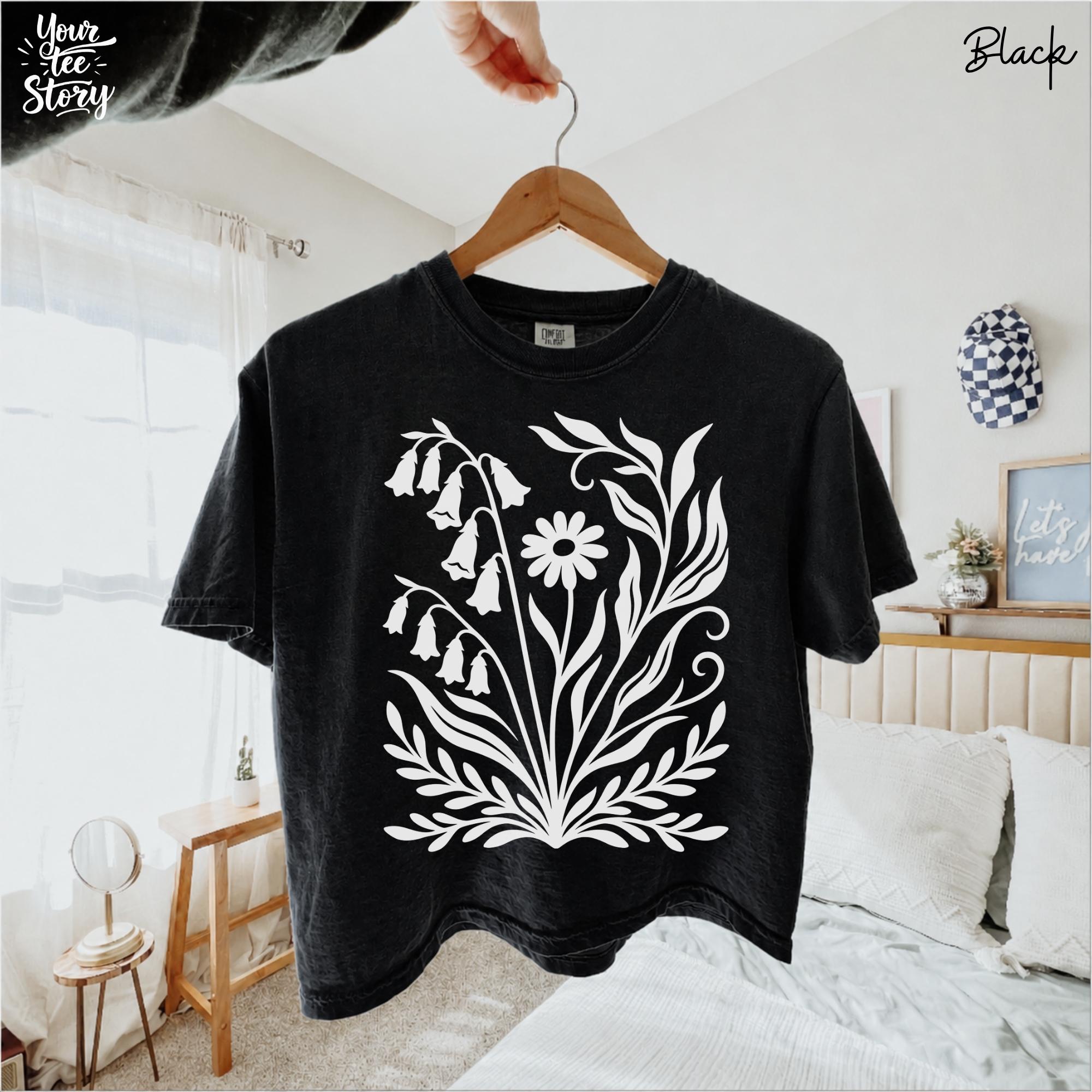 NO WORDS Subtle Anti Trump Shirt, FDT Shirt, Foxglove Daisy Tulip