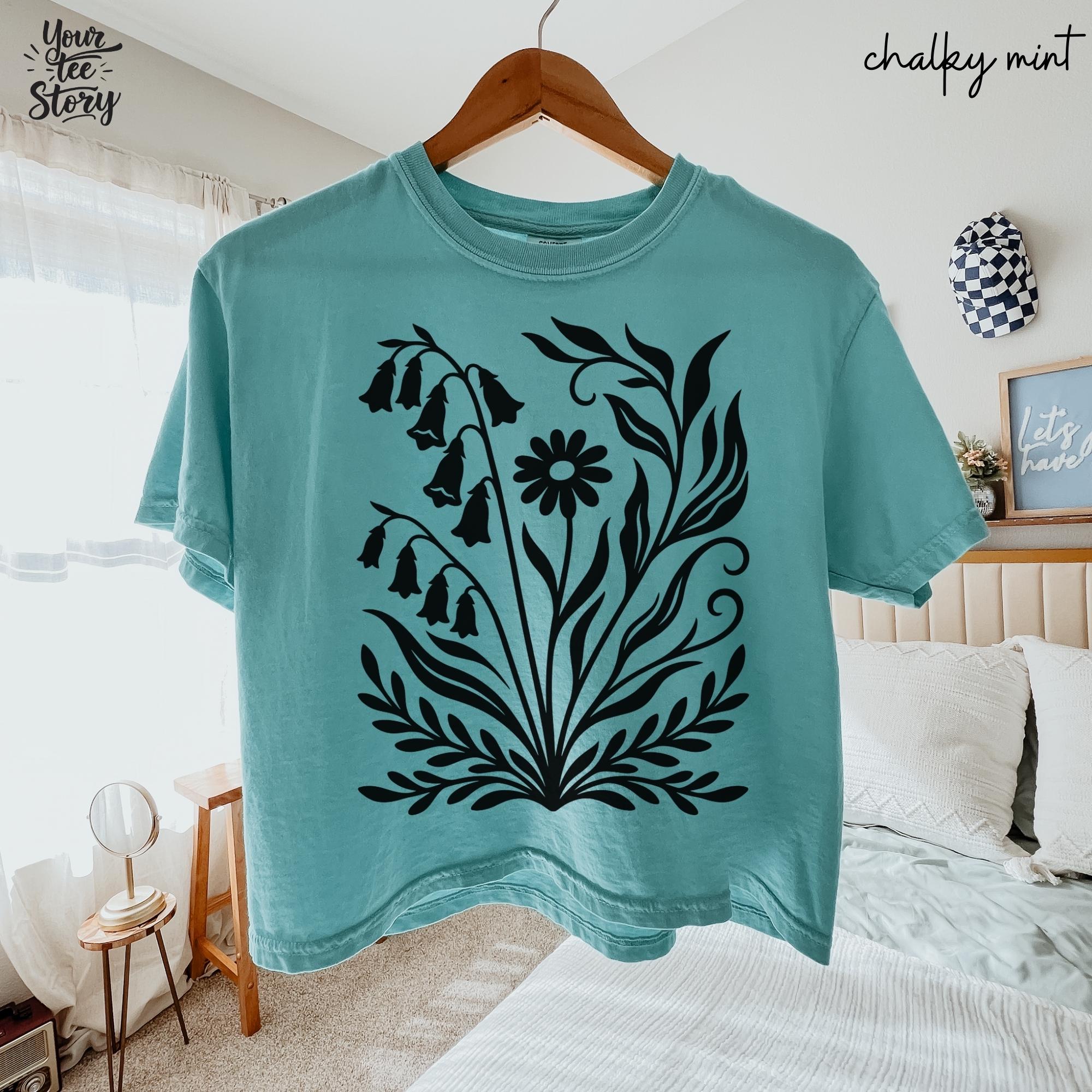 NO WORDS Subtle Anti Trump Shirt, FDT Shirt, Foxglove Daisy Tulip