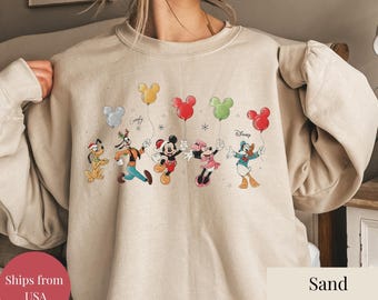 Retro Mickey and Friends Signatures Shirt, Disney Balloon Shirt, Disney Characters Tee, Disney Mouse Head Tee, Mickey & Co Gift, Disney Tee