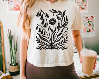 NO WORDS Subtle Anti Trump Shirt, FDT Shirt, Foxglove Daisy Tulip