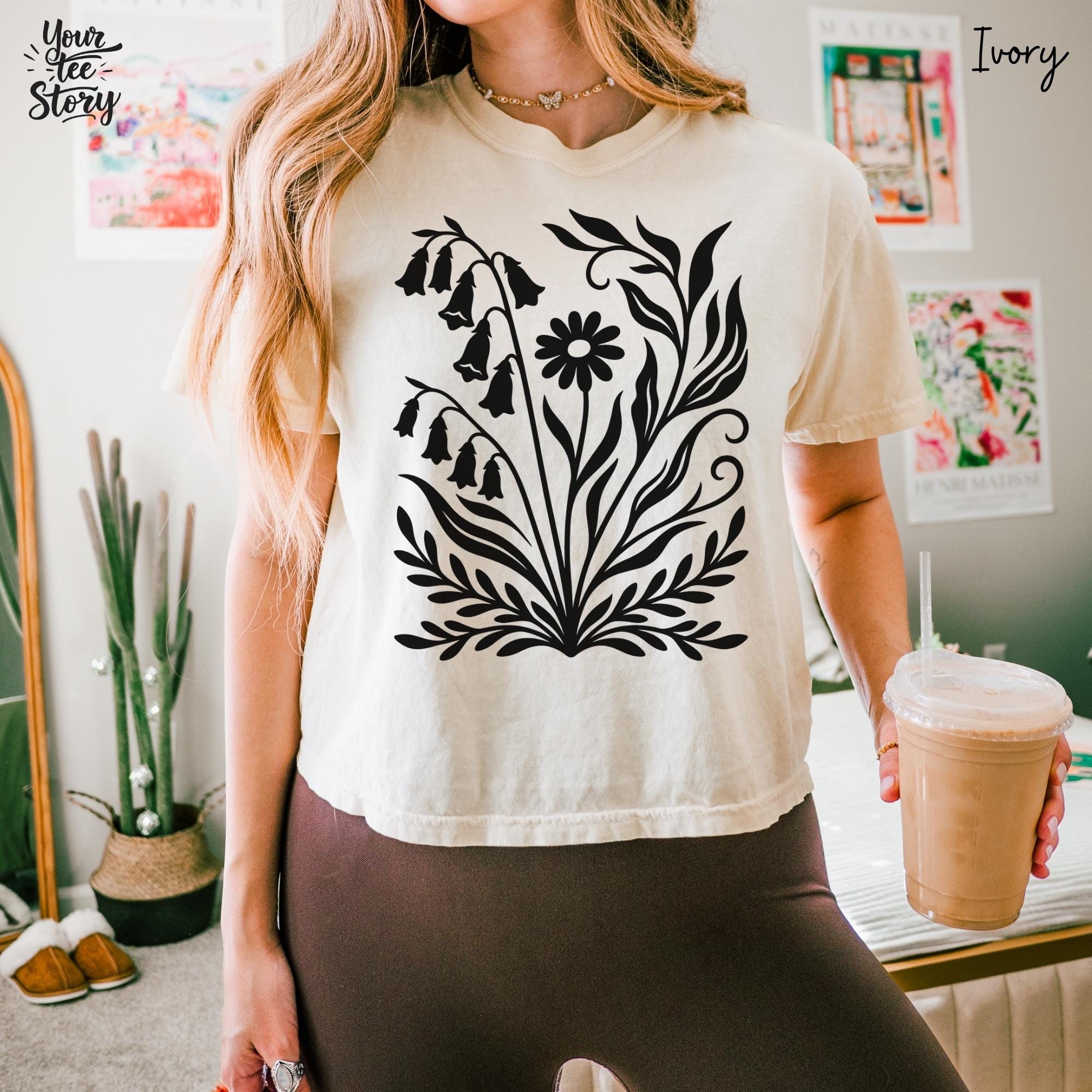 NO WORDS Subtle Anti Trump Shirt, FDT Shirt, Foxglove Daisy Tulip