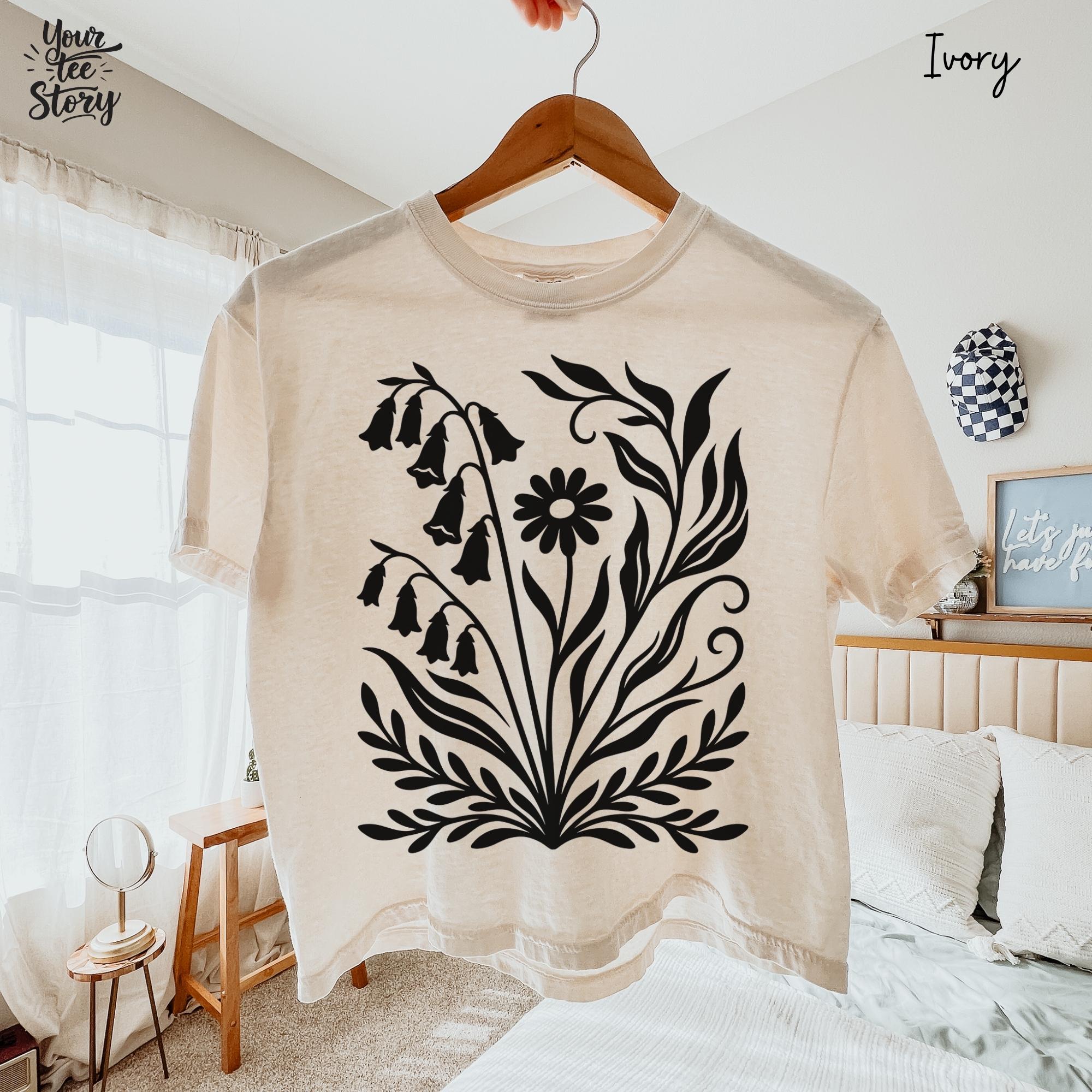 NO WORDS Subtle Anti Trump Shirt, FDT Shirt, Foxglove Daisy Tulip