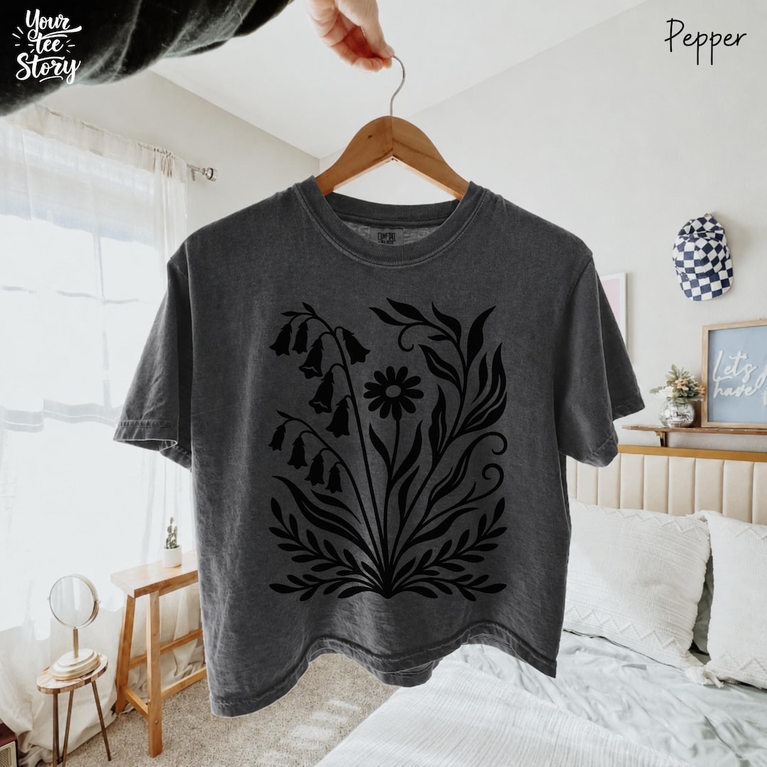 NO WORDS Subtle Anti Trump Shirt, FDT Shirt, Foxglove Daisy Tulip