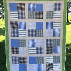 Memorial Quilt DEPOSIT ONLY Grief Throw Blanket With - Etsy