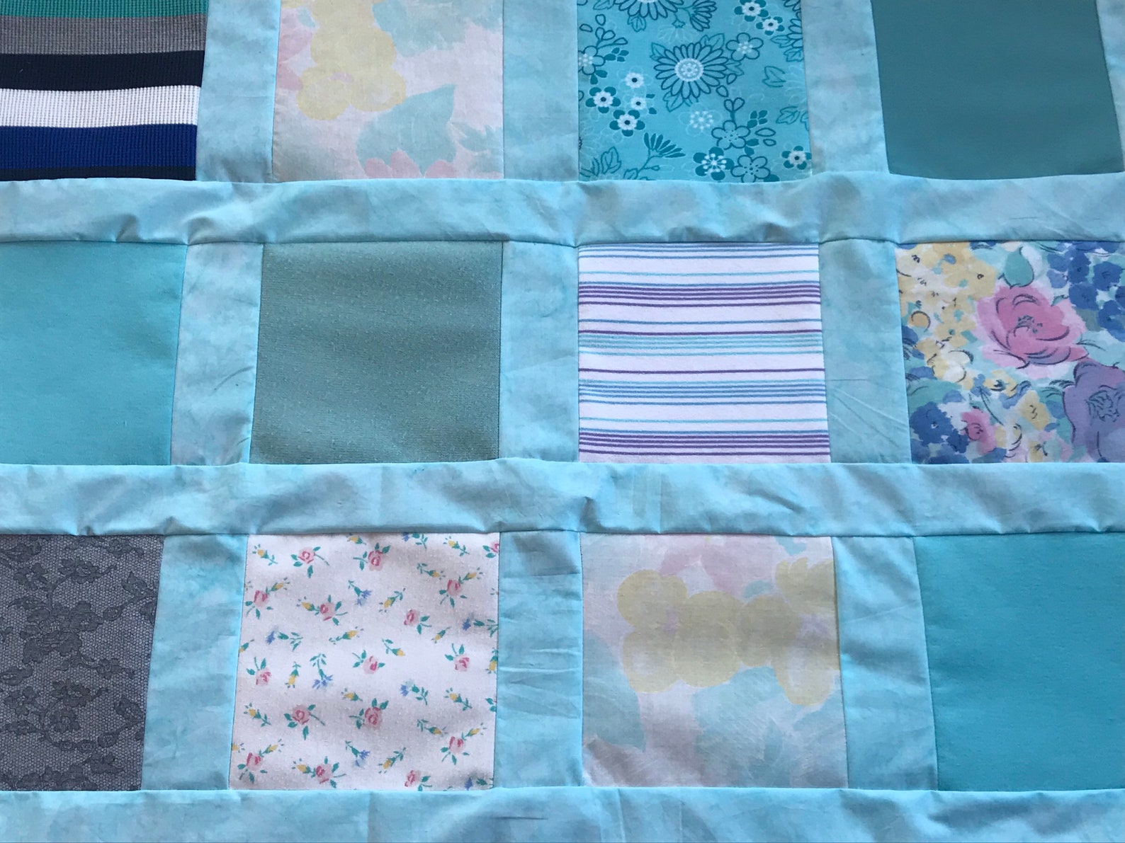 Bereavement Quilt Grief Gift Blanket Made From Loved Etsy