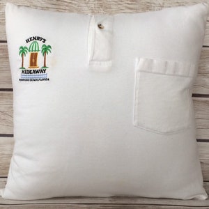 Shirt Pillow, Memory Pillow, Grief Pillow, Sympathy Gift, Remembrance Cushion, Memorial Pillow,