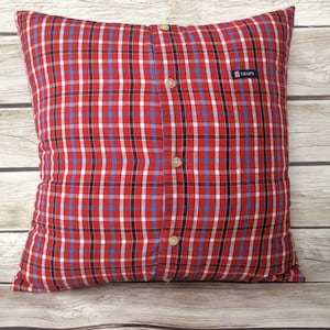 Memory Pillow - Memorial Keepsake - Custom Shirt Pillow - In Loving Memory - Remembrance Cushion - T Shirt Pillowcase - Grief Gift