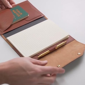 Handmade Leather Field Notes Notebook PDF Pattern