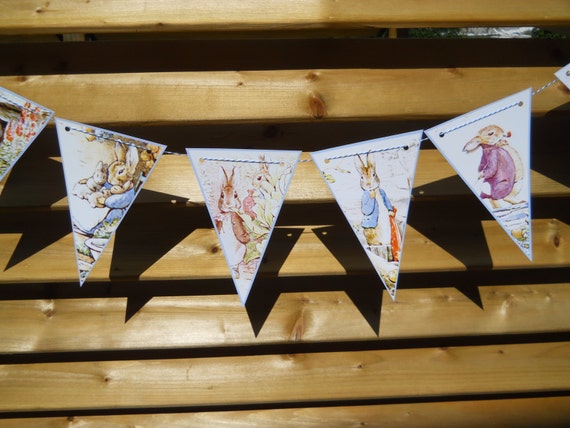 Peter Rabbit Banner, Peter Rabbit invitation, Peter Rabbit shower, Beatrix potter, Peter Rabbit, LARGE Peter BANNER Il_570xn