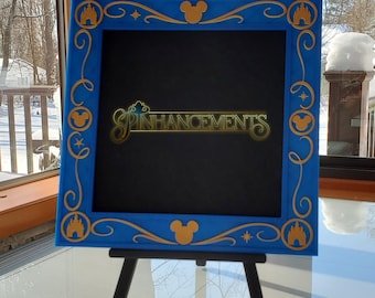Castle Mickey Enchanted Pinboard – 3D Printed Frame with Felt Insert