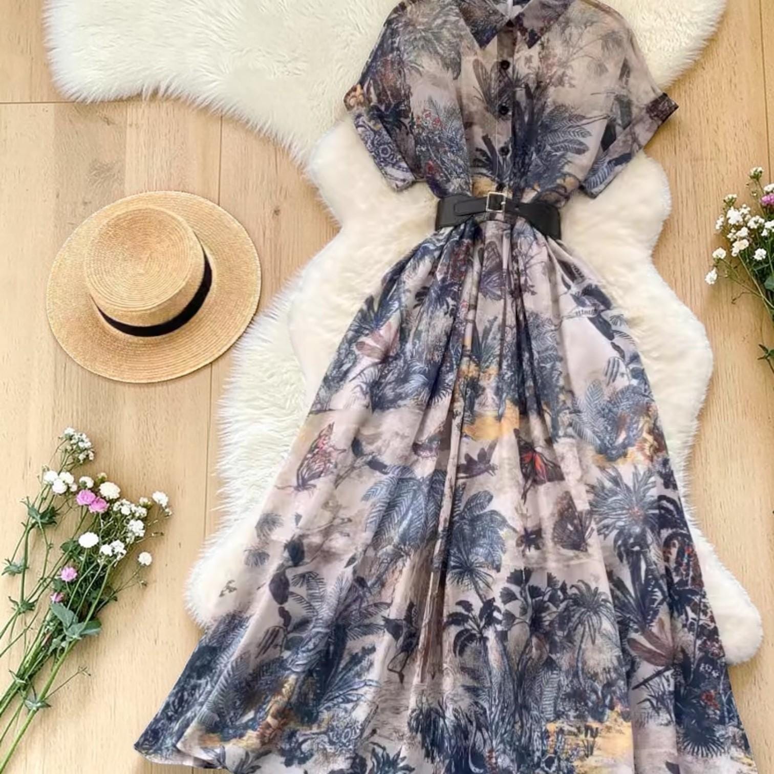 Formal Shirtwaist Dress - Etsy