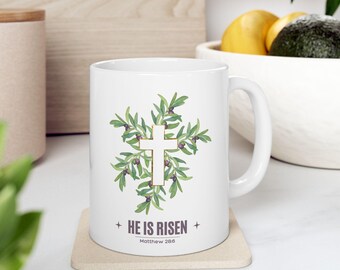 He is Risen Easter Coffee Cup