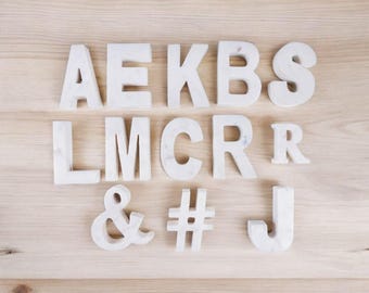 White Marble Letters | Personalized Wall Name Sign | Custom Decorative Letter | Wedding Gift Idea | Custom Name Plate | Marble Sign Board