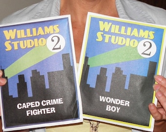 The WS2 Pattern Set.  DIY patterns for the Caped Crime Fighter and Boy Wonder cosplay costumes