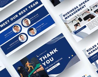 Canva Editable Template | Company Profile Presentation | Corporate Slide Deck Template | Custom Design | Project Proposal